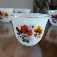 ظروف قدیمی *شش عدد شات قهوه خوری قدیمی نو نو