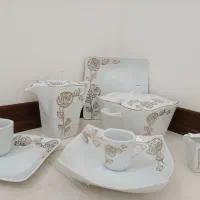 ظروف چینی پردیس گل برجسته 12 نفره