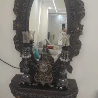آینه و شمعدان کنسولی