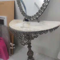 آیینه شمعدان برنز