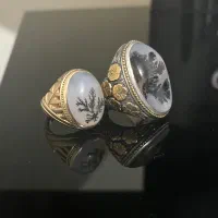 انگشترشجر تمام طلا و چهل گل طلا