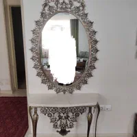 اینه کنسول برنجی