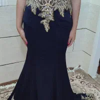 لباس مجلسی دنباله دار سایز 38تا40