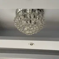 دو عدد لوستر کریستالی