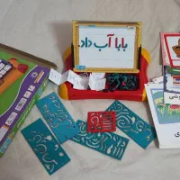 کیف الفبا آهنربایی،ماژیک،جامدادی،مدادرنگی ۲۴تایی