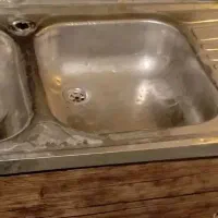 سینک دوقلو بدون زنگ زدی  سالم‌