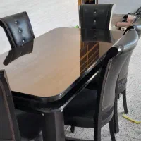 میز و صندلی ناهارخوری جنس خوب درحد نو ۶نفره