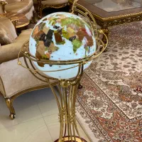 کره زمین ایتالیایی سنگ های قیمتی کلکسیونی آنتیک