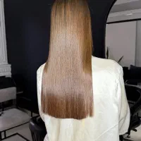 مدل کراتینه و فر موی رنگ شده و طبیعی