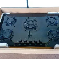 اجاق گاز پنج شعله صفحه ای وهود شیشه ای