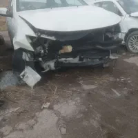 ساینا از جلو تصادف