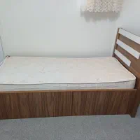 تخت خواب یکنفره با تشک