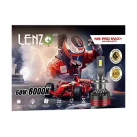 هدلایت لنزو M8PROMAX پایه h7 و h4 قیمت مناسب
