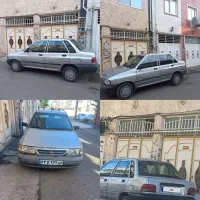 پراید نقره ای درورنگ مدل۸۵ هیدرولیک بازدید لاهیجان