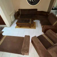 مبل ۹ نفره چوبی خاص + جلو مبلی
