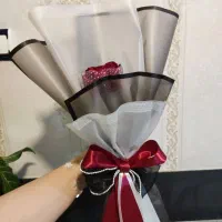دسته گل روبانی