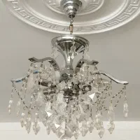 لوستر سقفی استیل