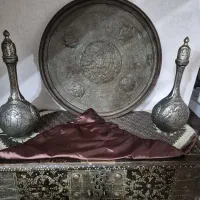 سینی مسی قلم کاری قدیمی