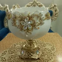 سرویس پذیرایی سفید طلایی