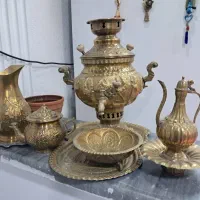 سرویس سماور برنجی
