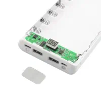 کیس پاوربانک دو خروجی USB به همراه نمایشگر و برد