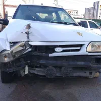 پراید مدل 93 تصادفی