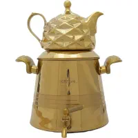 سماور روگازی طلایی شیک وزیبا
