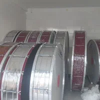 فروش طبل 2متر پوست مشکی اهن درجه 1 فقط 12 ملیون