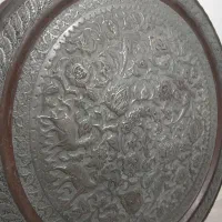 سینی مسی قلم کاری شده