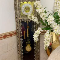 ساعت ایستاده، ویترین ، میز تی وی ، ساعت و شمعدان