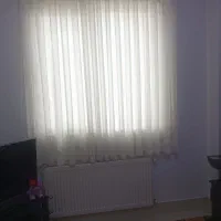 دو عدد پرده پنجره اتاق حریر