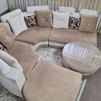 مبل راحتی ۷ نفره به همراه میز جلو مبلی