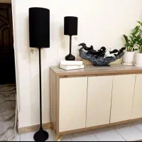 آباژور مدرن و کلاسیک در رنگ بندی خاص چوبی و فلزی