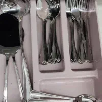 سرویس 57 پارچه قاشق چنگال این سرویس نو هست