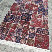 فرش چهل تیکه کلاژ دست بافت ایرانی