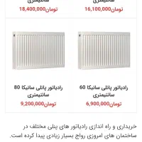 رادیاتور پنلی ۸۰ سانت سانیکا ترک