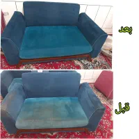 مبل شویی و روشویی فرش  در منزل المهدی