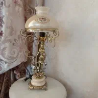 آباژور برنز پایه سنگ رومیزی