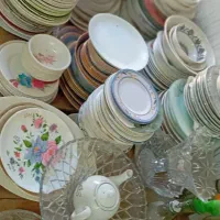 تعدادی ظروف مناسب باغ و...