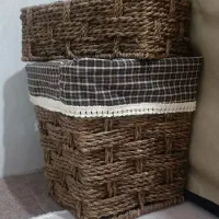 سطل و جای دسمال دکوری