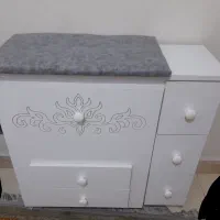 میز چرخ  خیاطی جک دار و صندلی