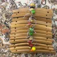 چوب لباسی چوبی بچه گانه ( نو ) ۱۴ عدد