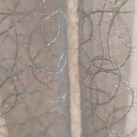 پرده حریر ترک بدون کتیبه و والان