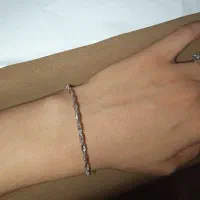دستبند نقره نو 3 گرمی