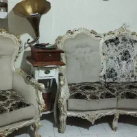 مبل استیل کم جا جنس درجه یک هفت نفره