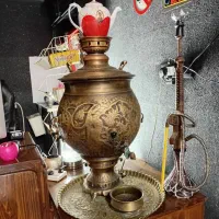 سماور برنجی ۵۰ لیتری