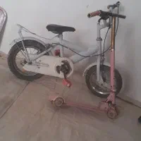 یک عدد دوچرخه و یک عدد اسکوتر