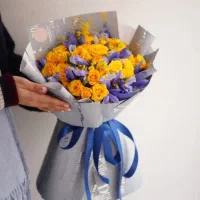 دسته گل مینیاتوری جذاب کد ۱۳۷۳ گلاریس