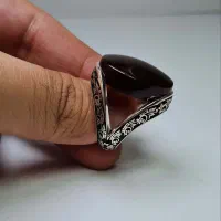 انگشتر عقیق یمنی کرزی ملکی