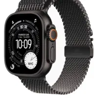49m اپل Ultra 3 Black Titanium با بند Titanium